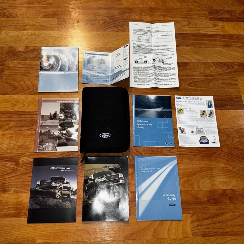 2006 Ford F150 Owners Manual With Zippered FORD Soft Case Complete!